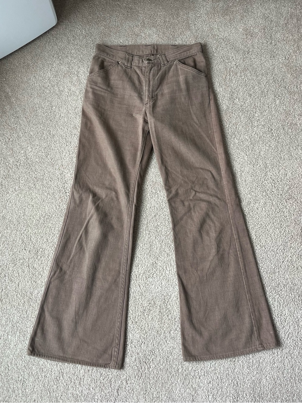 Brown vintage Lee Flared Pants